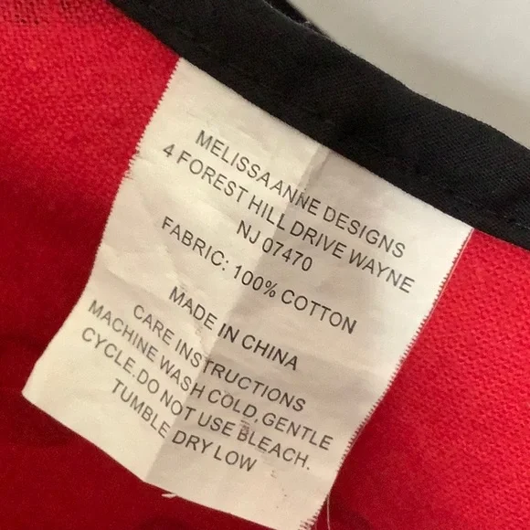 Will Cook For Shoes Embroidered Red And Black Kitchen Apron - Picture 12 of 15